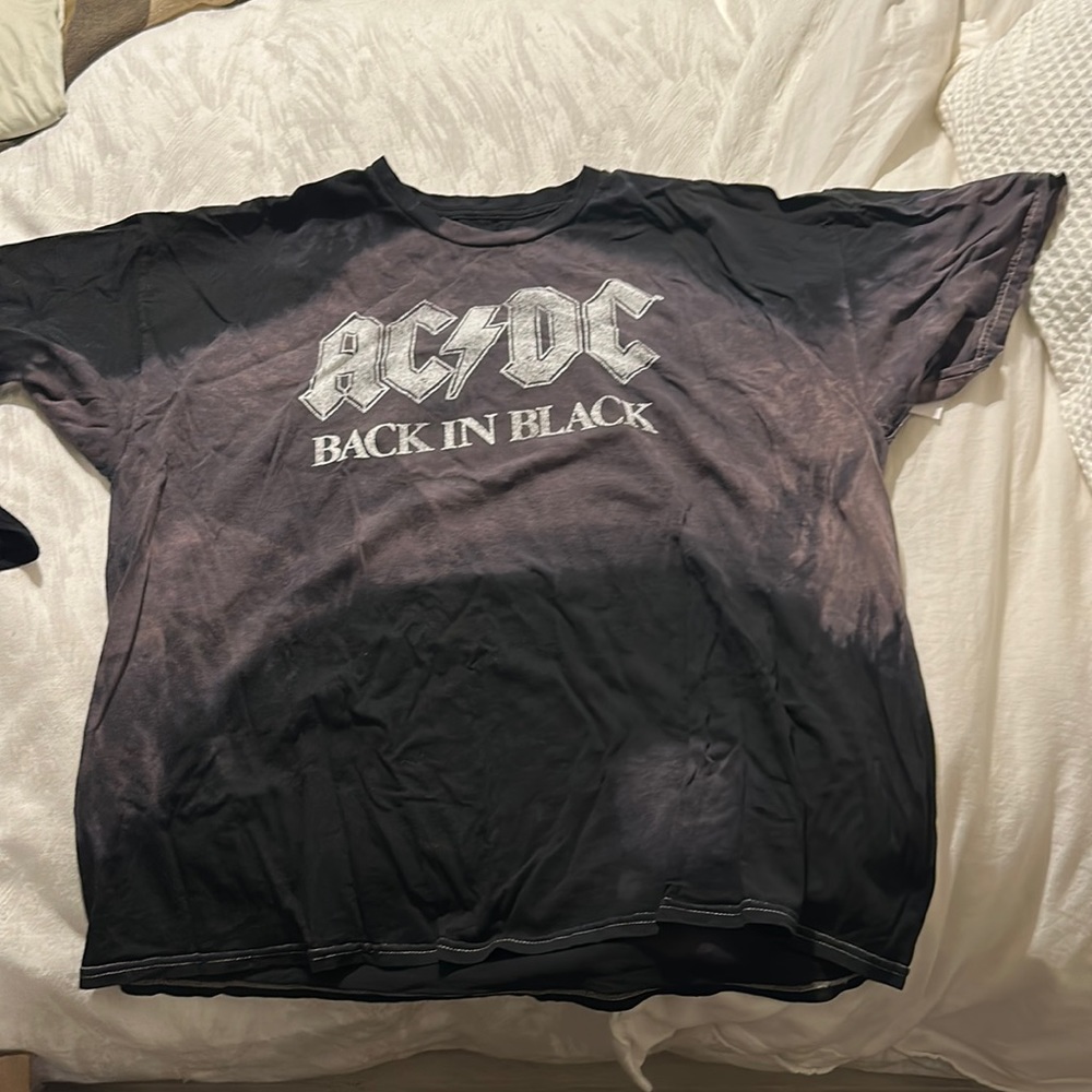 Forever 21 + AC/DC back in black shirt. Never worn. With tags.